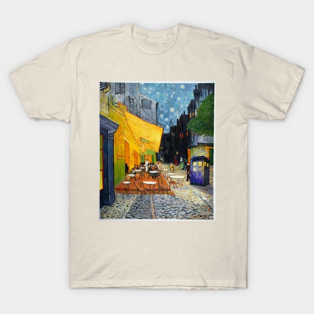 Cafe Tardis T-Shirt by aqhart